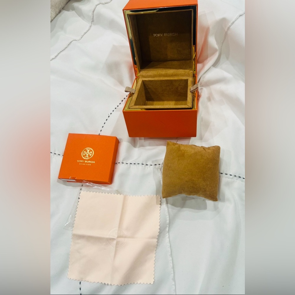 Tory Burch Orange watch box